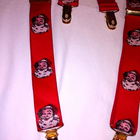 Santa Claus Suspenders W. Germany & Necktie - Picture 9 of 9